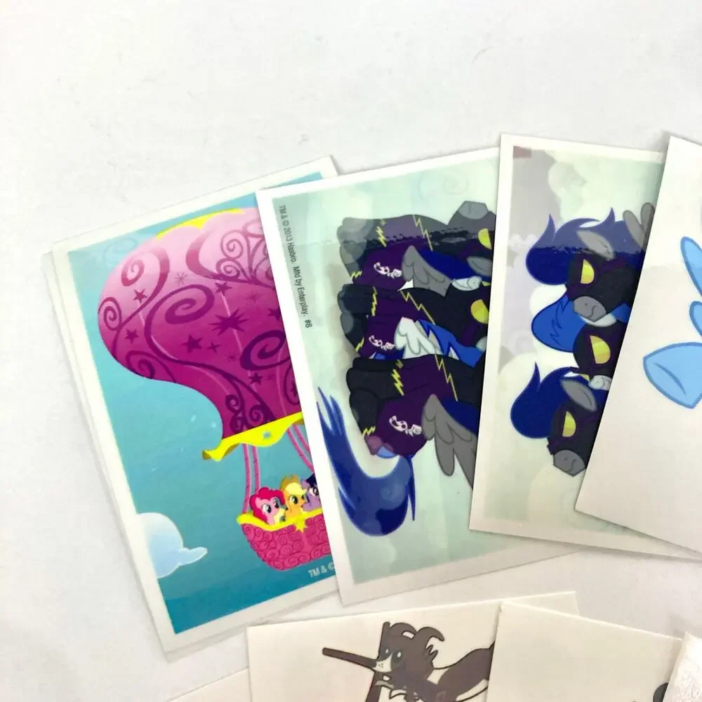 My Little Pony G4 Enterplay Dog Tags Trading Sticker Decals & Tattoo Cards Lot